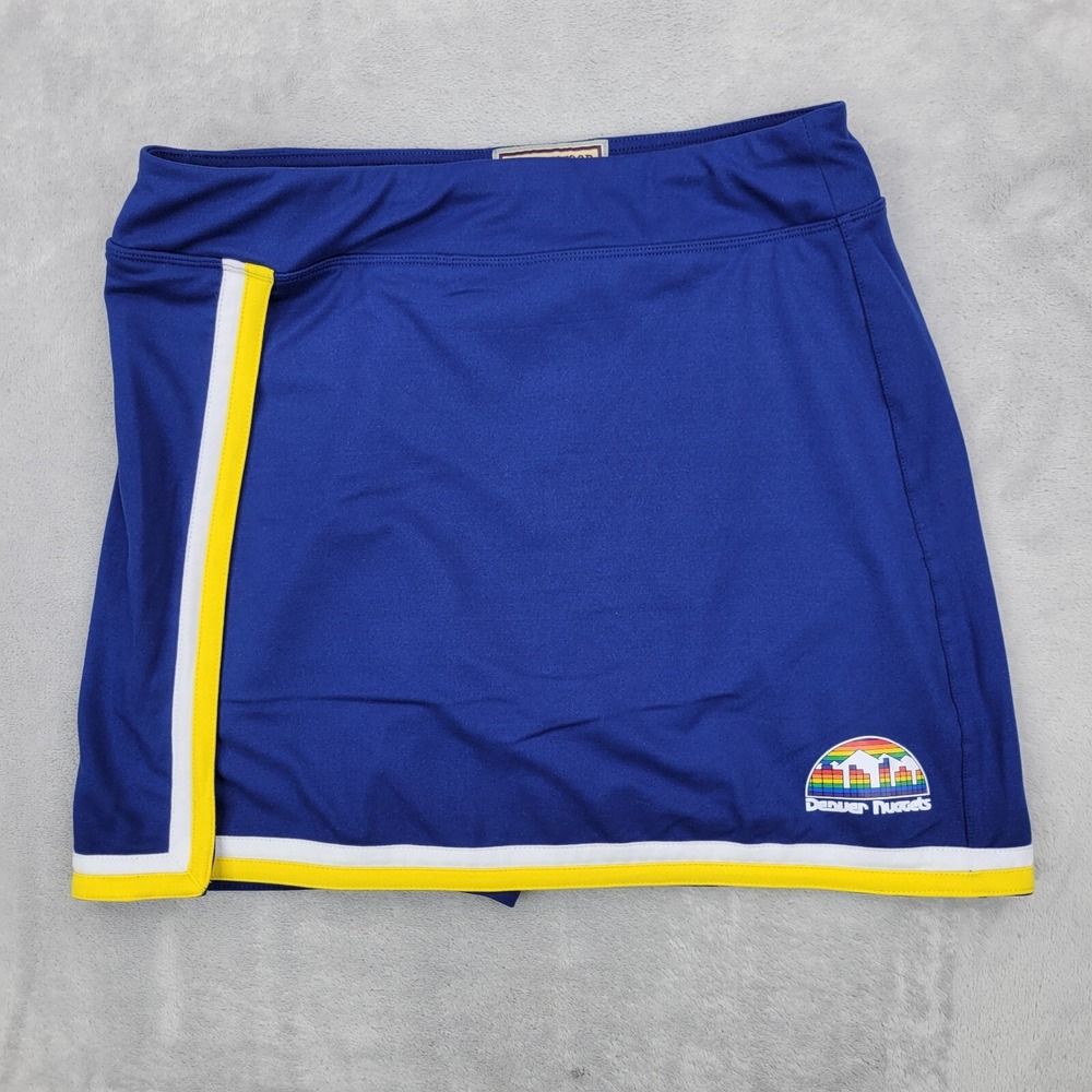 Golden State Warriors Shorts Womens Medium Blue Dress‎ Skirt Basketball Team GSW
